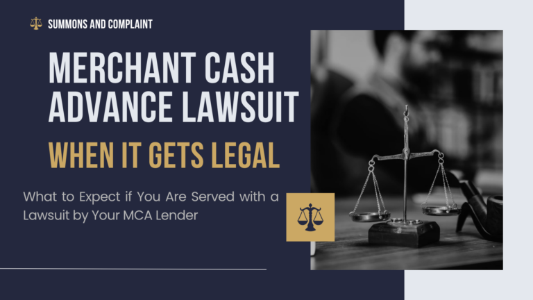 Merchant Cash Advance Lawsuit