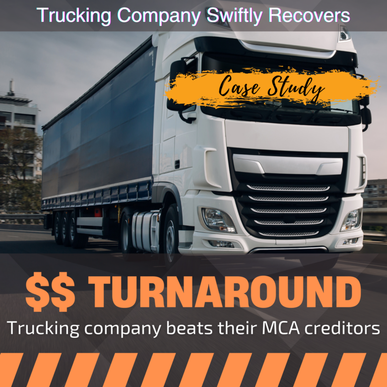 Case Study: Trucking Company Finds MCA Debt Relief